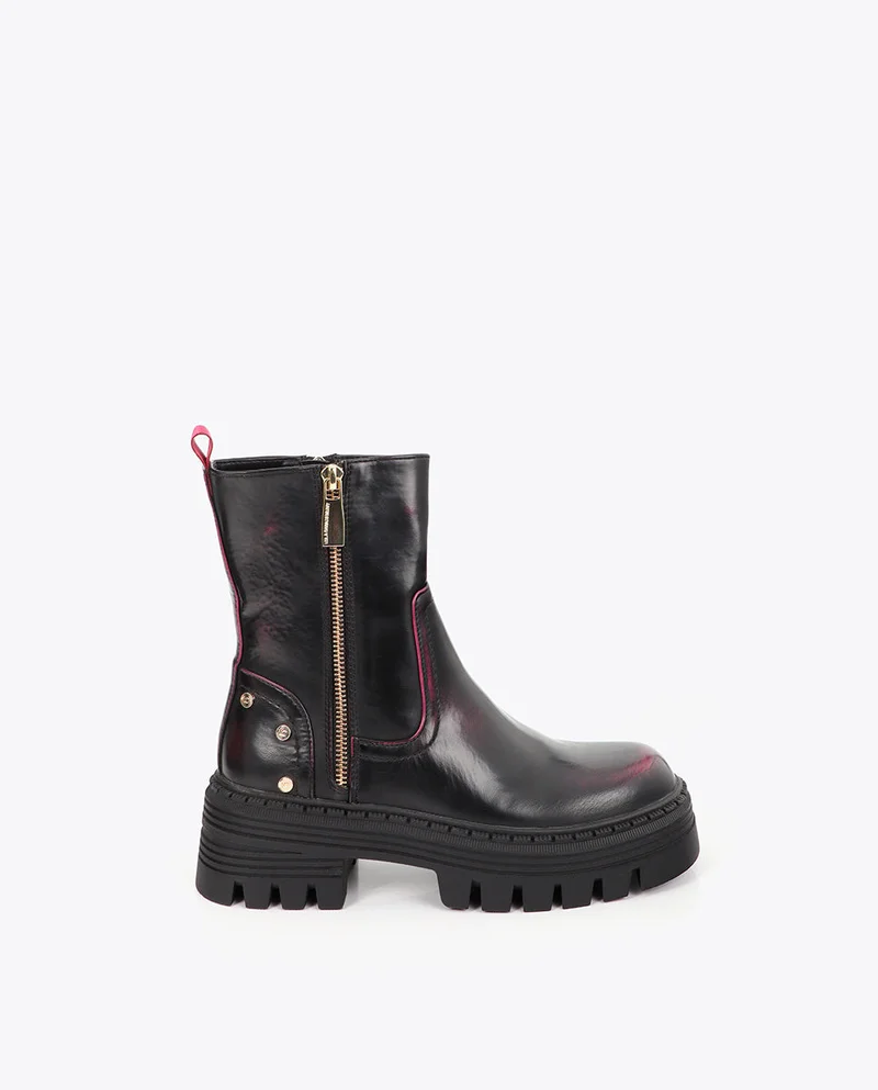Lola Casademunt Boot with Gradient Effect and Metallic Details